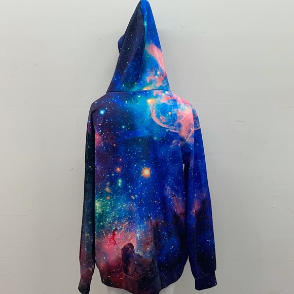 🪐 L/XL Cosmic Hoodie w/ Front Pocket 💫 - Picture 2 of 7